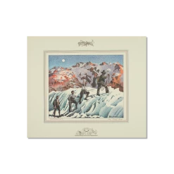 Grivel Lithographic Print: Monte Rosa Prints & Posters